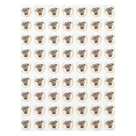 Bulldog Tischdecke (Vorderseite)