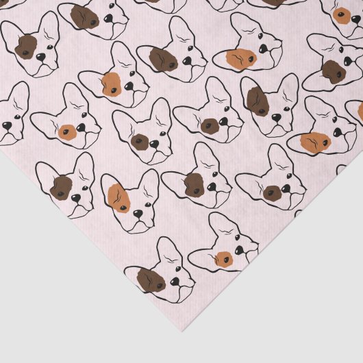 Bulldog-Tissue Seidenpapier (Ausschnitt)