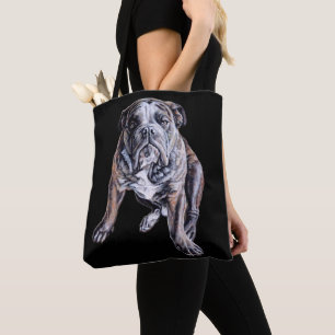Bulldog Tote Bag English Bulldog Enviro Friendly Tasche