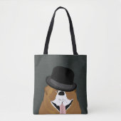 Bulldog Tote Bag Tasche (Vorderseite)