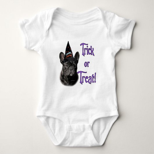 Bulldog Trick Baby Strampler (Vorderseite)