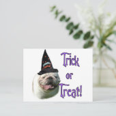 Bulldog Trick Postkarte (Stehend Vorderseite)