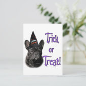 Bulldog Trick Postkarte (Stehend Vorderseite)