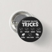 Bulldog Tricks Button (Vorne & Hinten)