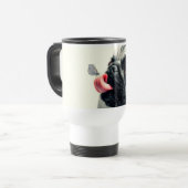 Bulldog und Butterfly Reisebecher (Vorderseite Links)