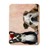 Bulldog und English Bulldog Magnet (Vertikal)
