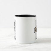 Bulldog und Finger Mustache Tasse (Zentrum)
