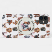Bulldog und Freunde personalisiert Case-Mate iPhone Hülle (Rückseite (Horizontal))