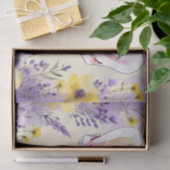 Bulldog und Wildblumen Seidenpapier (Geschenk)