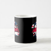 Bulldog Union Jack Flag Kaffeetasse (Mittel)
