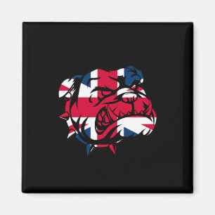Bulldog Union Jack Flag Magnet