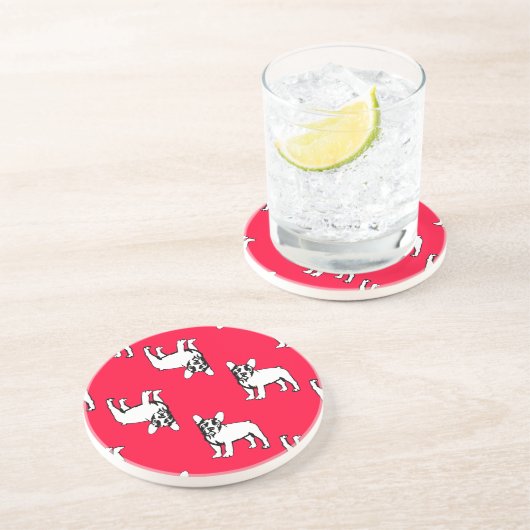 Bulldog-Untersetzer Untersetzer (Seite)