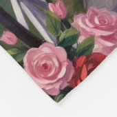 Bulldog Valentine's Day Fleecedecke (Ecke)