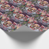 Bulldog Valentine's Day Geschenkpapier (Ecke)