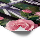 Bulldog Valentine's Day Poster (Ecke)