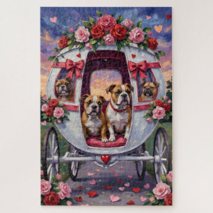 Bulldog Valentinstag Puzzle