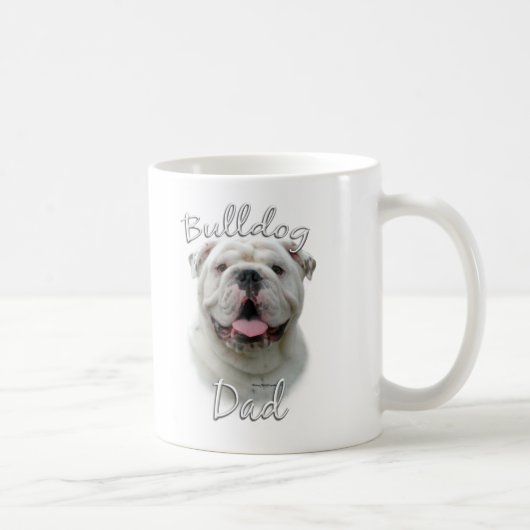 Bulldog Vater 2 Kaffeetasse (Rechts)