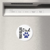Bulldog-Vater 2 Magnet (In Situ (Geschirrspüler))