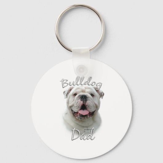 Bulldog Vater 2 Schlüsselanhänger (Vorderseite)