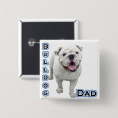 Bulldog-Vater 4 Button (Vorne & Hinten)