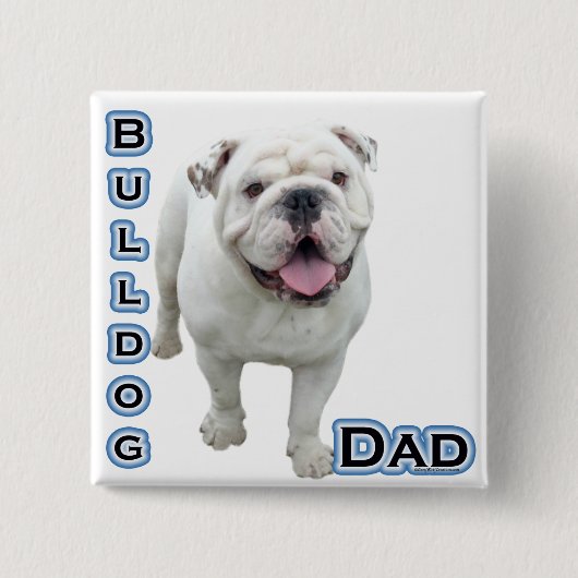 Bulldog-Vater 4 Button (Vorderseite)