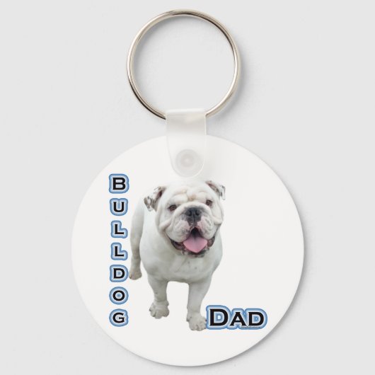 Bulldog Vater 4 - Schlüsselanhänger (Vorderseite)