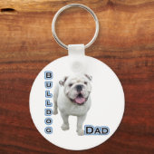 Bulldog Vater 4 - Schlüsselanhänger (Vorderseite)