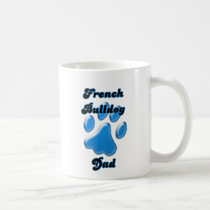 Bulldog Vater Blue Pawprint Kaffeetasse