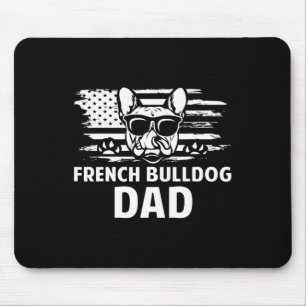 Bulldog Vater Frenchie Lover Gift Dog Owner Mousepad