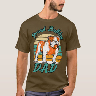 Bulldog Vater Funny Dog Lover T-Shirt