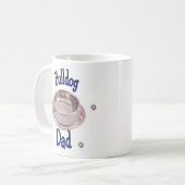 Bulldog-Vater Kaffeetasse (Vorderseite Links)