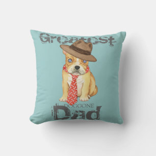 Bulldog-Vater Kissen