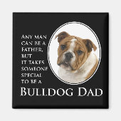 Bulldog Vater Magnet (Vorne)