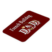 Bulldog-Vater Magnet (Linke Seite)