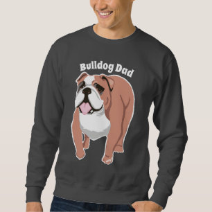 Bulldog-Vater Men-Sweatshirt Sweatshirt