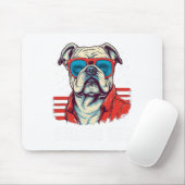 Bulldog-Vater Mousepad (Mit Mouse)