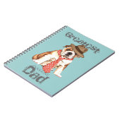 Bulldog-Vater Notizblock (Linke Seite)