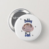 Bulldog-Vater - Schaltfläche Button (Vorne & Hinten)