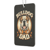 Bulldog-Vater – Süßer Vintage-Bulldogge zum Vatert Autolufterfrischer (Links)