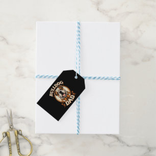 Bulldog-Vater – Süßer Vintage-Bulldogge zum Vatert Geschenkanhänger