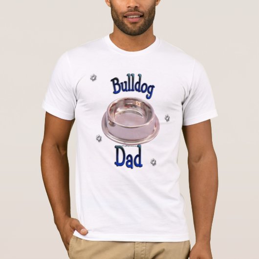 Bulldog-Vater T-Shirt (Vorderseite)