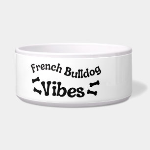 Bulldog Vibes Keramik Dog Bowl Napf
