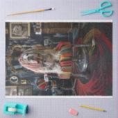 Bulldog Vibranly Dread Locks Decoupage Seidenpapier (Basteln)