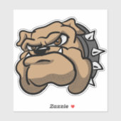 Bulldog Vinyl Sticker (Blatt)