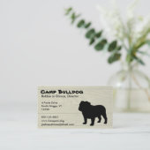 Bulldog Visitenkarte (Stehend Vorderseite)