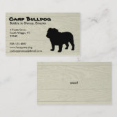 Bulldog Visitenkarte (Vorne/Hinten)