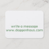 Bulldog Visitenkarte (Rückseite)