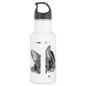 Bulldog von Lines Trinkflasche (Rückseite)