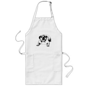Bulldog-Wärme für Winterküchen Lange Schürze