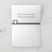 Bulldog Wedding Thank You Notes Dankeskarte (Innenseite)